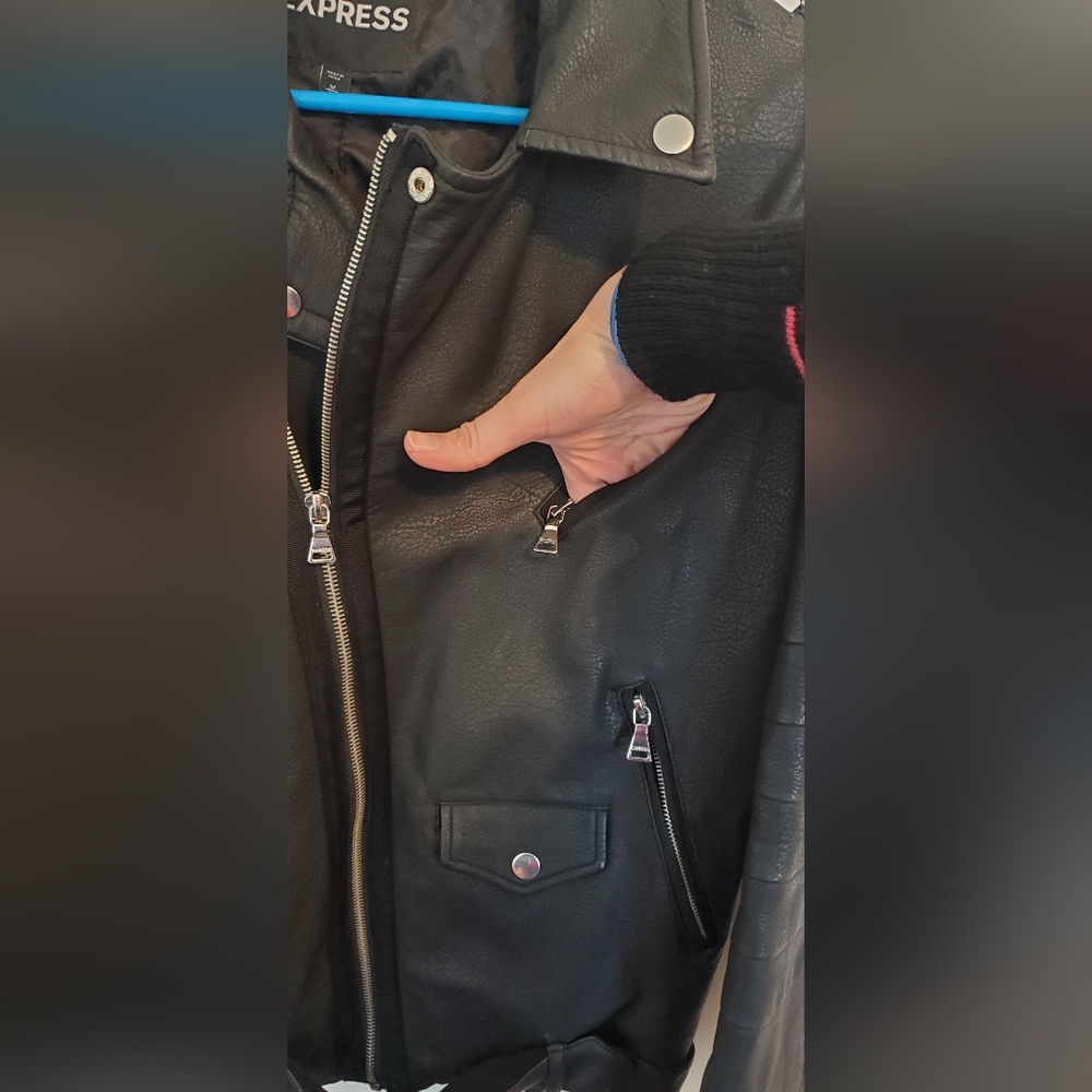 Express Pleather Jacket - Picture 9 of 14